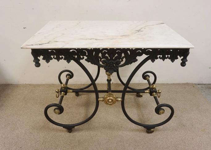 ORNATE IRON TEA WAGON (1 of 6)