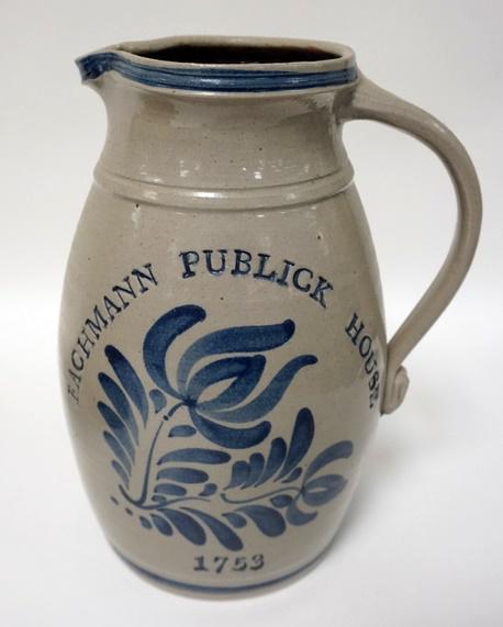 CONTEMPORARY BLUE DECORATED PITCHER (1 of 1)