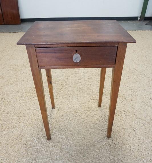 ANTIQUE ONE DRAWER STAND (1 of 2)