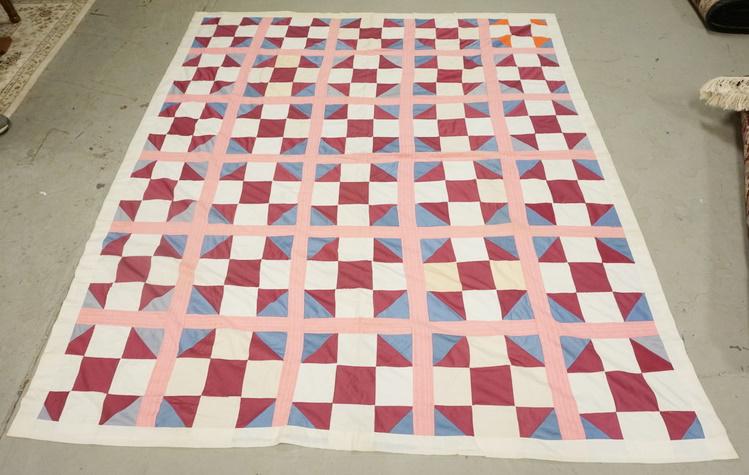 GEOMETRIC PATTERN QUILT (1 of 2)