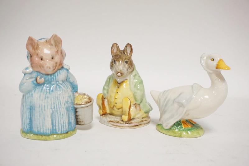 3 BESWICK BEATRIX POTTER FIGURES (1 of 2)