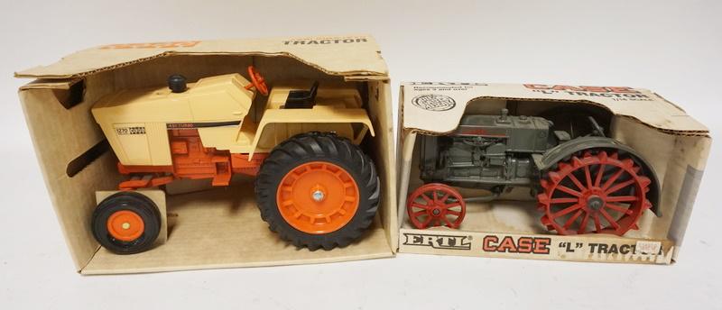 2 ERTL CASE TRACTORS IN BOXES (1 of 1)
