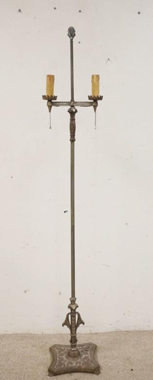 ART DECO FLOOR LAMP: ART DECO FLOOR LAMP, 62 IN HIGH