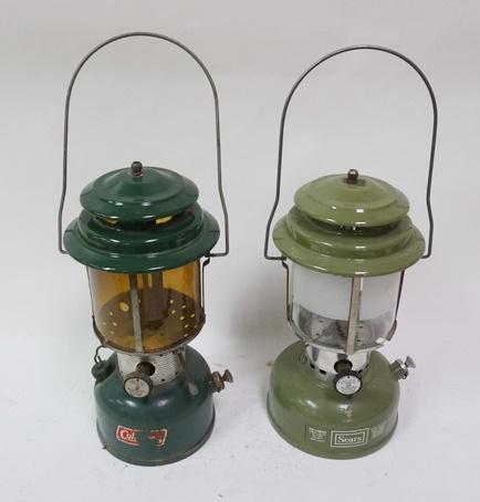 LOT OF 2 LANTERNS SEARS & COLEMAN (1 of 3)