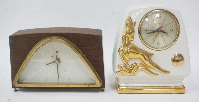 2 MIDCENTURY MODERN CLOCKS (1 of 3)