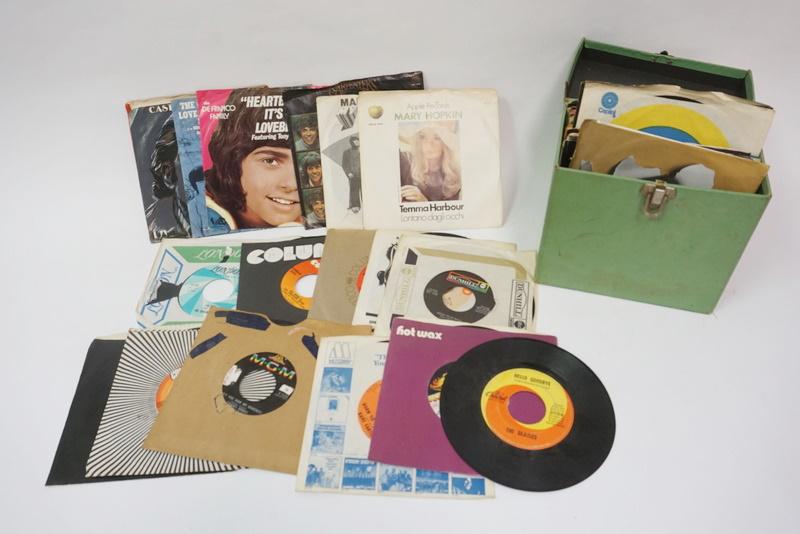 CASE OF 45 RPM RECORDS (1 of 1)