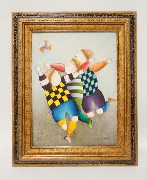 JOYCE J ROYBAL PAINTING ON CANVAS (1 of 2)