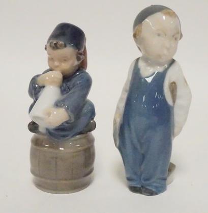 2 ROYAL COPENHAGEN FIGURES OF CHILDREN (1 of 3)