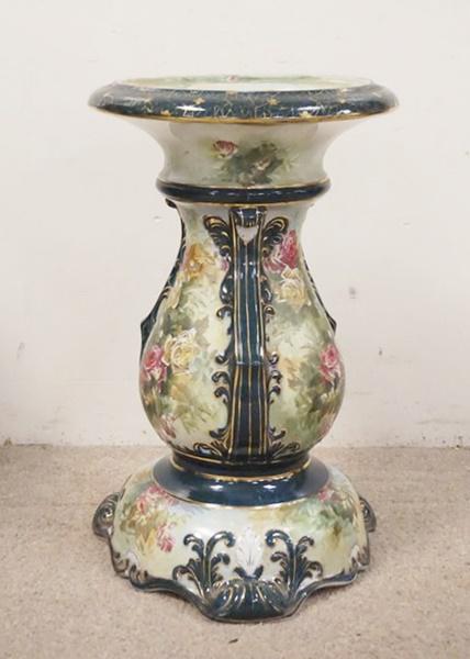 LARGE PORCELAIN PEDESTAL (1 of 3)