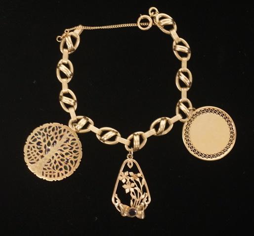 14K CHARM BRACELET (1 of 2)