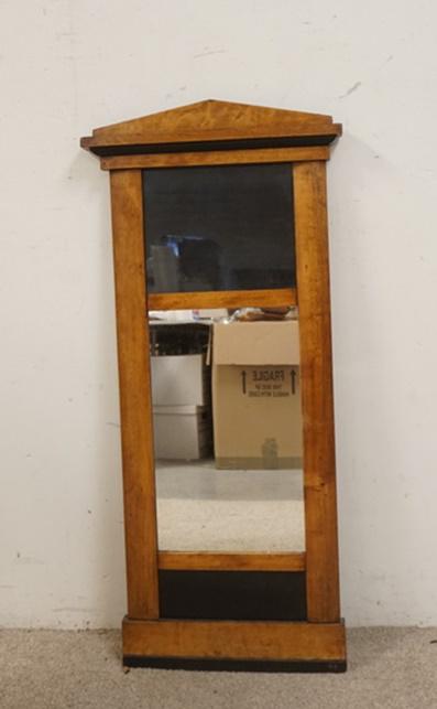 ANTIQUE MIRROR: ANTIQUE MIRROR, HAS SPACE FOR A PRINT ABOVE & BELOW