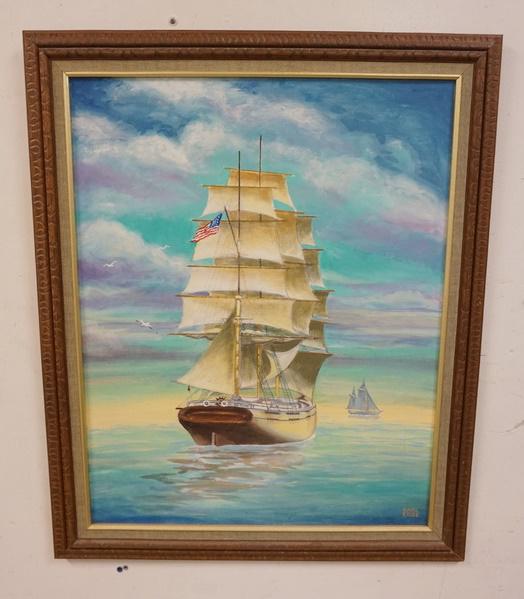 KARL EGGE OIL ON ARTIST BOARD (1 of 3)