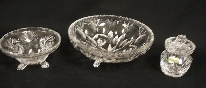 3 PIECE CUT CRYSTAL W/WATERFORD (1 of 1)