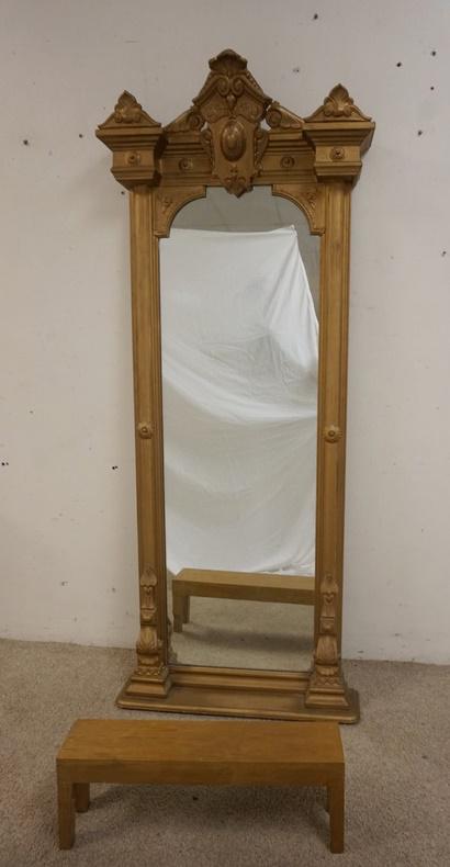 CARVED GILT PIER MIRROR (1 of 4)