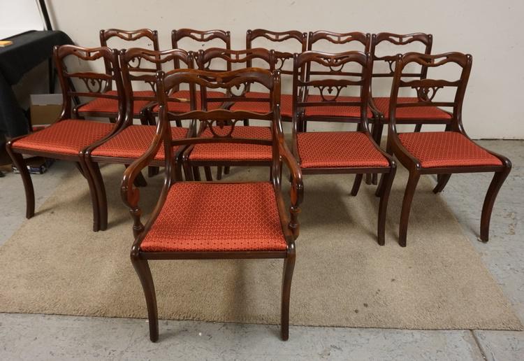 11 MAHOGANY DINING CHAIRS (1 of 4)