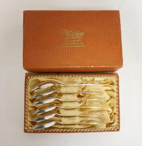 6 STERLING SILVER DEMITASSE SPOONS (1 of 4)