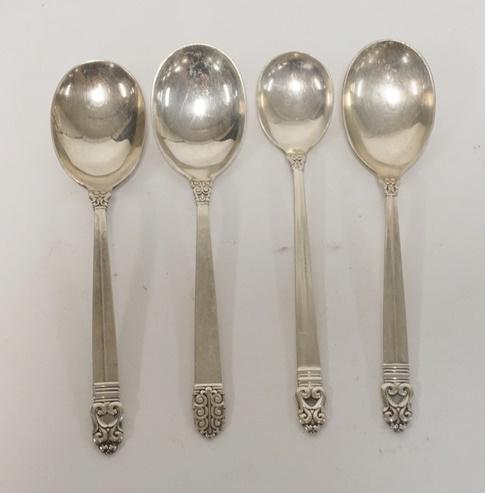 4 INTERNATIONAL STERLING SILVER SPOONS (1 of 4)