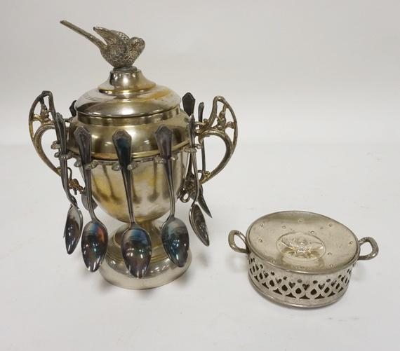 ORNATE VICTORIAN SILVER PLATE (1 of 3)