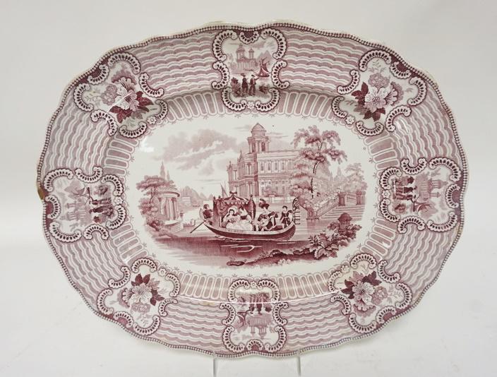 HISTORICAL LAVENDER TRANSFER PLATTER (1 of 2)