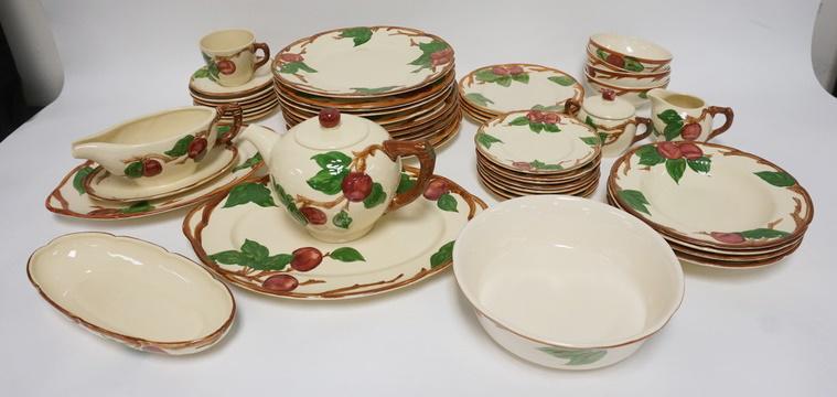 47 PIECE FRANCISCAN APPLE DINNERWARE (1 of 3)