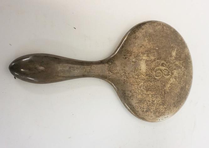 ENGLISH STERLING SILVER DRESSER MIRROR (1 of 1)