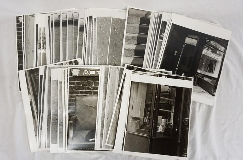 LOT OF 72 VICTOR G. MACAROL PHOTOGRAPHY PRINTS: LOT OF 72 VICTOR G. MACAROL 14 IN X 11 IN PHOTOGRAPHY PRINTS OF CATS IN VARIOUS SETTINGS, MANY OF WHICH ARE PENCIL SIGNED. LOT INCLUDES DUPLICATES.