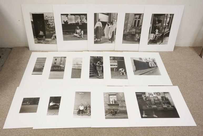 LOT 17 MATTED VICTOR G. MACAROL PHOTOGRAPHY PRINTS: LOT 17 MATTED VICTOR G. MACAROL PHOTOGRAPHY PRINTS, MOST OF WHICH ARE PENCILSIGNED. 20 IN X 16 IN INCLUDING MATTE