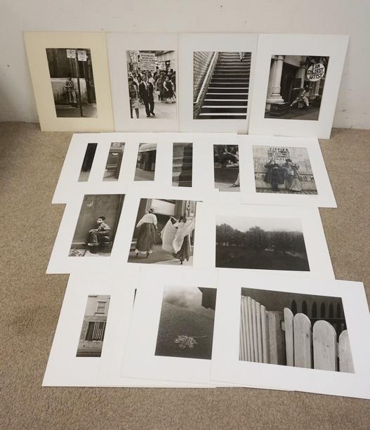 LOT 16 MATTED VICTOR G. MACAROL PHOTOGRAPHY PRINTS: LOT 16 MATTED VICTOR G. MACAROL PHOTOGRAPHY PRINTS, MOST OF WHICH ARE PENCIL SIGNED. 20 IN X 16 IN INCLUDING MATTE