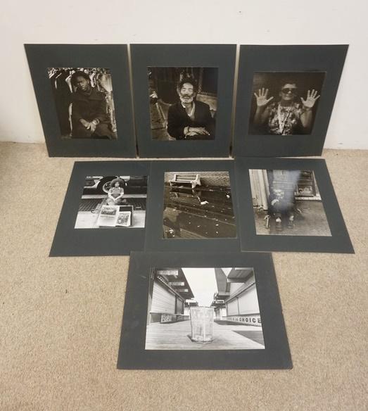 LOT OF 8 VICTOR G. MACAROL PHOTOGRAPHY PRINTS: LOT OF 8 VICTOR G. MACAROL PHOTOGRAPHY PRINTS MOUNTED ON CARDBOARD. ALL OF WHICH ARE PENCIL SIGNED. 20 IN X 16 IN