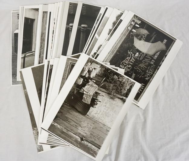 LOT OF 39 VICTOR G. MACAROL PHOTOGRAPHY PRINTS: LOT OF 39 VICTOR G. MACAROL 14 IN X 11 IN PHOTOGRAPHY PRINTS MOSTLY STREET SCENES, GRAFITTI ETC. MANY OF WHICH ARE PENCIL SIGNED. LOT INCLUDES DUPLICATES.