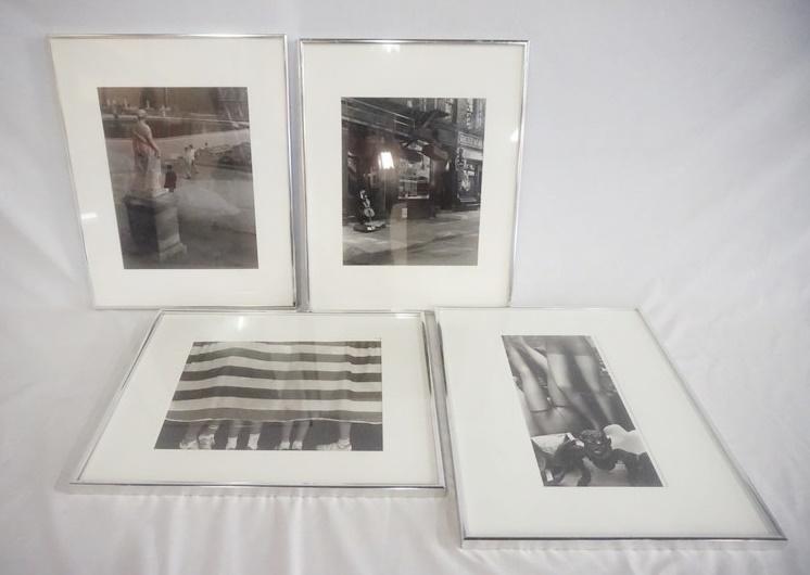 4 FRAMED VICTOR MACAROL PHOTOGRAPHY PRINTS: 4 FRAMED AND MATTED VICTOR MACAROL PHOTOGRAPHY PRINTS, THREE OF WHICH ARE PENCIL SIGNED LOWER RIGHT. 20 IN X 16 1/4 IN INCLUDING FRAMES.