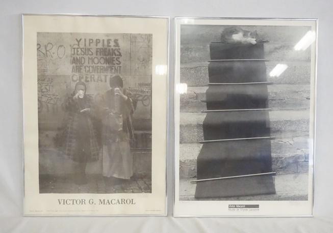 2 VICTOR MACAROL FRAMED MUSEUM POSTERS (1 of 6)