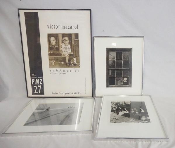3 FRAMED VICTOR MACAROL PRINTS & MUSEUM POSTER (1 of 5)