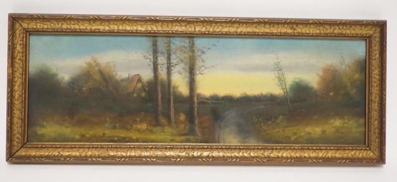 FRAMED PASTEL COUNTRY LANDSCAPE (1 of 3)