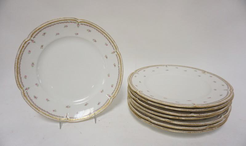 SET OF 8 GDA LIMOGES PLATES (1 of 4)