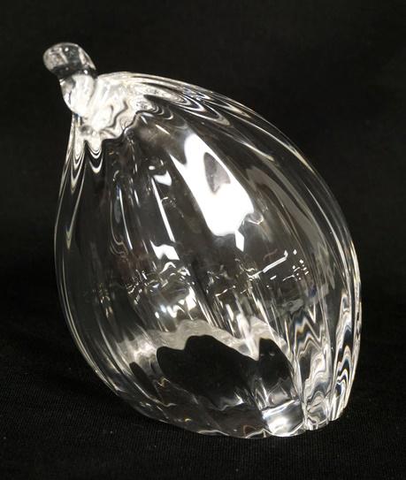 STEUBEN CRYSTAL BLOWN QUAIL: STEUBEN CRYSTAL BLOWN QUAIL, 5 1/4 IN HIGH