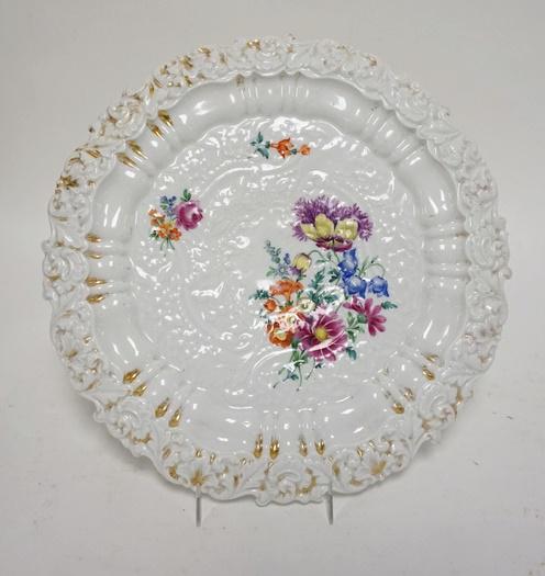 MEISSEN HAND PAINTED PLATE (1 of 2)