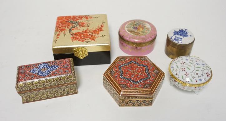 LOT OF 6 DRESSER BOXES (1 of 2)