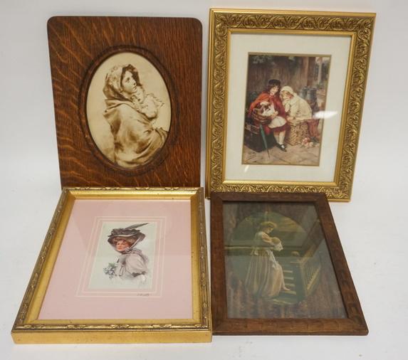 4 PIECE FRAMED ARTWORK (1 of 3)