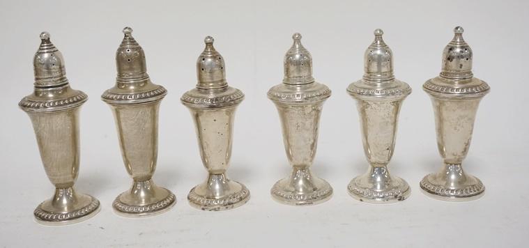 3 PAIR OF EMPIRE WEIGHTED STERLING SILVER (1 of 2)