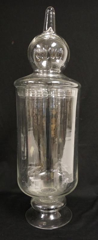 LARGE BLOWN GLASS APOTHECARY JAR (1 of 2)