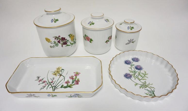 5 PIECES SPODE *STAFFORD FLOWERS* (1 of 2)