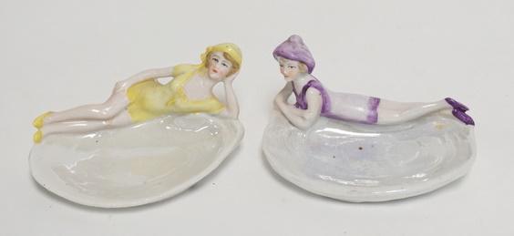 2 GERMANY BATHING BEAUTY SHELL TRAYS (1 of 2)