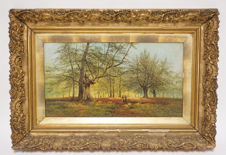 L SMITH OIL ON CANVAS *BURNHAM BEACHES* (1 of 5)