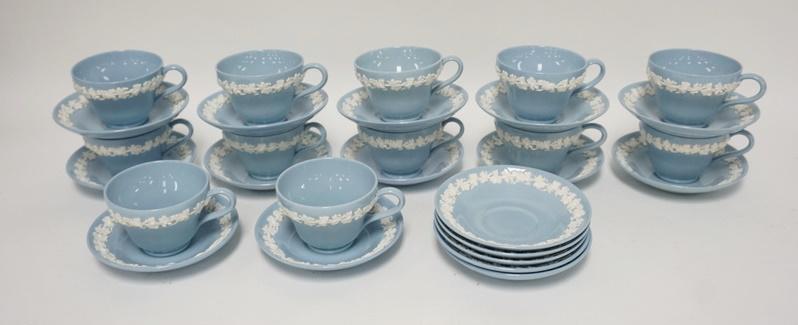 12 WEDGWOOD EMBOSSED QUEENSWARE (1 of 2)