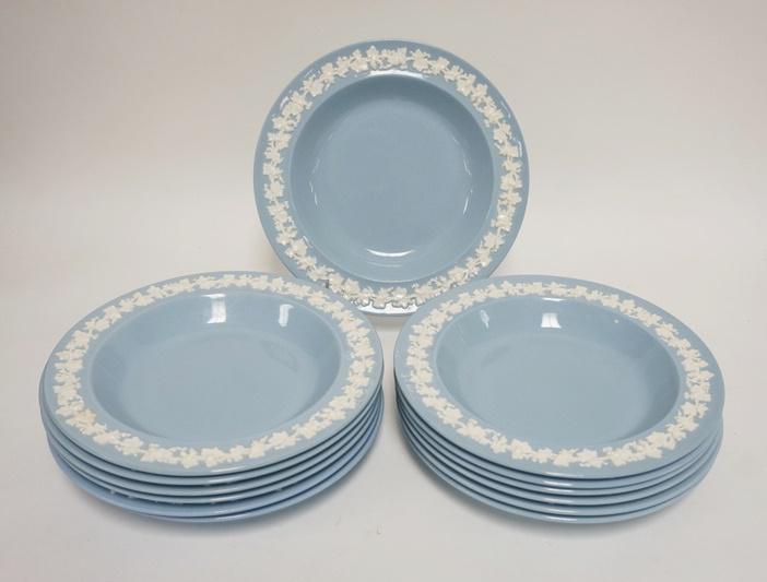 13 WEDGWOOD EMBOSSED QUEENSWARE (1 of 2)