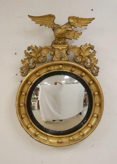 GILT BULLSEYE MIRROR (1 of 5)