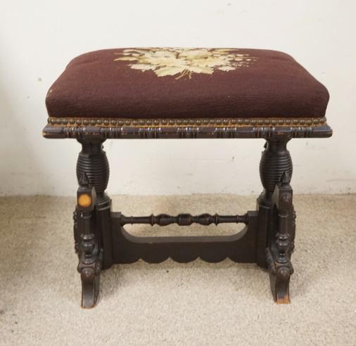 VICTORIAN ORGAN STOOL (1 of 4)