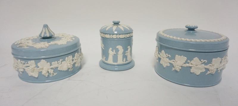 3 WEDGWOOD EMBOSSED QUEENSWARE (1 of 4)