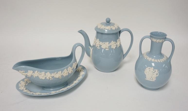 4 PIECE WEDGWOOD EMBOSSED QUEENSWARE (1 of 2)